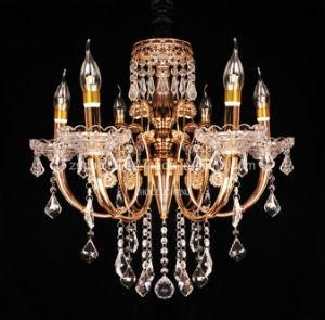 Antique Chrome Crystal Lamps Chandeliers (8027-6)