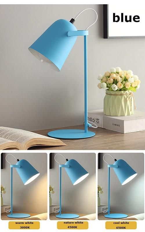 Bedside Table Lamp Desk Lighting for Kids Room Reading Room Modern Style