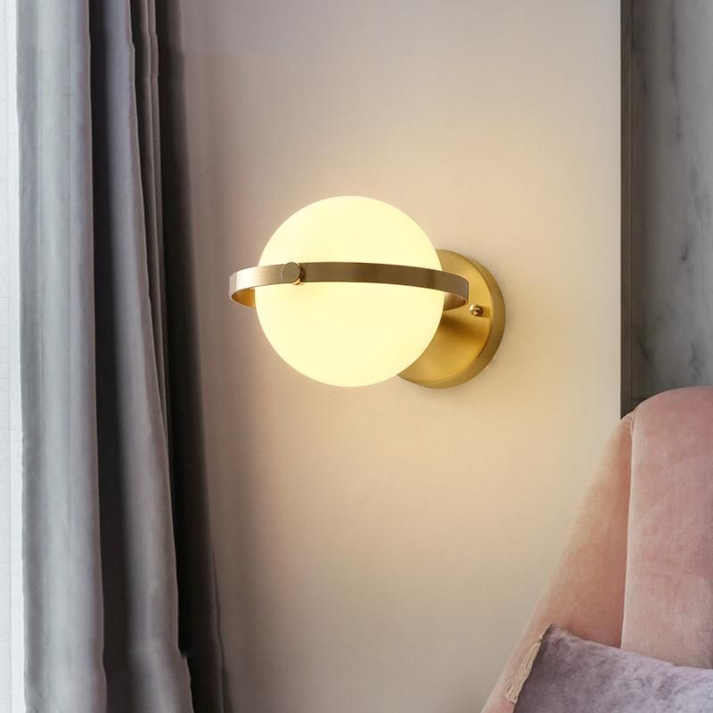 Modern Wall Lamp Noric All Copper Wall Lamps for Living Room Bedroom LED Wall Sconce (WH-OR-217)