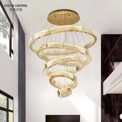 Ocean Lighting LED Luxury Lights Modern Ceiling Lamp Indoor Hotel Pendant Light