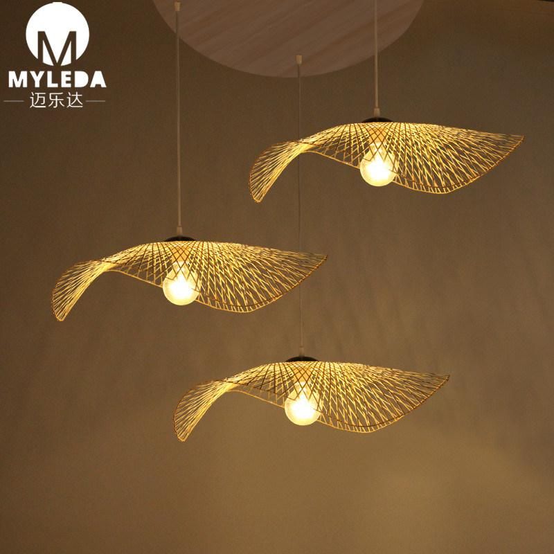 Cage Traditional Handmade Bamboo Lamp Bright Lantern Pendant Light
