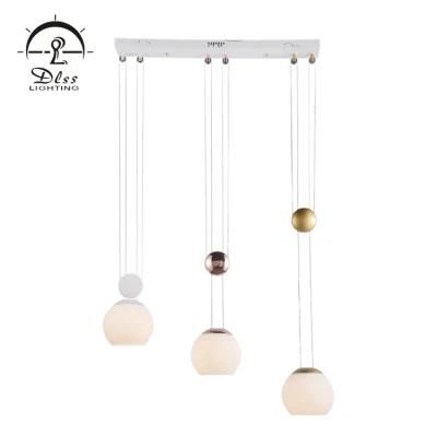 2019 New Design Adjustable Rolling Glass Pendant Lighting