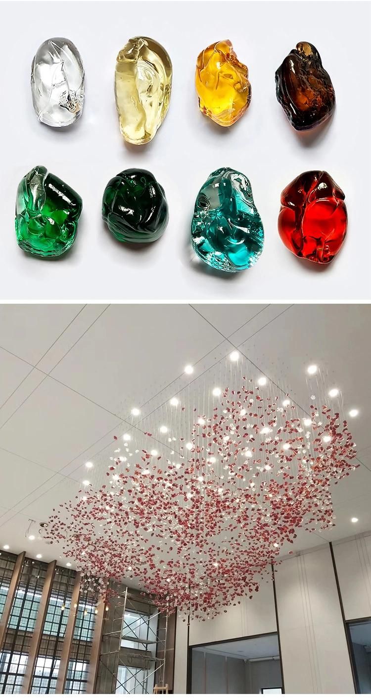 Hot Salemodern Hotel Lobby Villa Indoor Inside Home Decoration Pendant Lamp Decorative Lighting Pendant Light Custom Large Project Luxury LED Crystal Chandelier