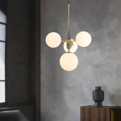 Modern Glass Ball Hanging Pendant Lamp Light for Living Room, Dining Room