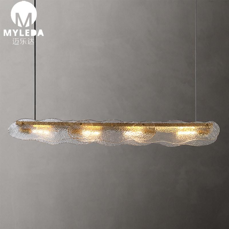 Crystal Glass Living Room Bar Restaurant Pendant Light