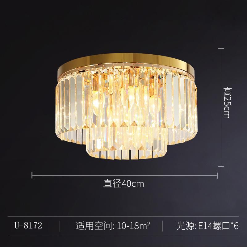 Modern Crystal Ceiling Lights Flush Mount Light for Living Room Dining Room Ceiling Light Creative (WH-CA-83)