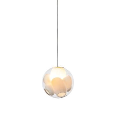 2022 Contemporary Simpel Design Amber Glass Chandelier pendant Light