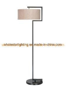 Metal Floor Lamp with Fabric Shade (WHF-1184)