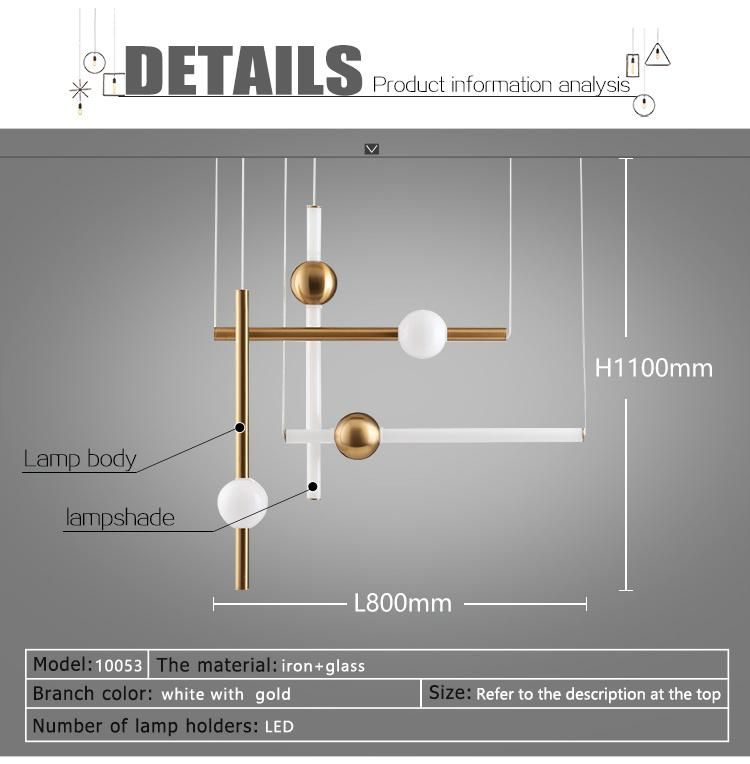 Zhongshan Modern Designer LED Home Decorative Pendant Light