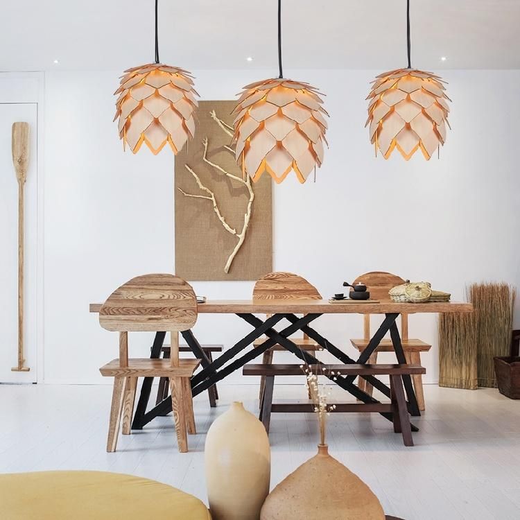 Fancy Wooden Design Pendant Lamp (TP-D7004-B)