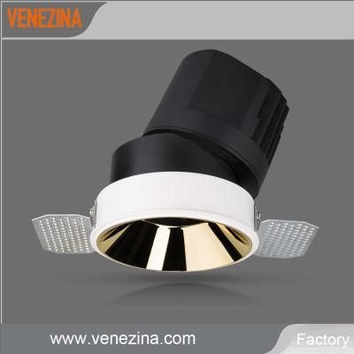 New Design Golden Reflector 6W-20W Adjustable Trimless Spotlight