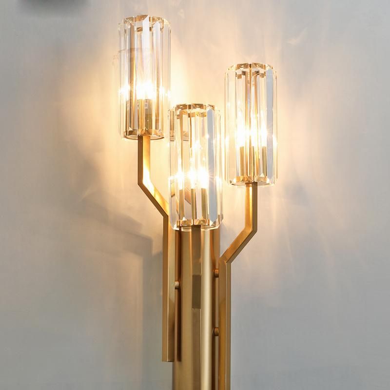 Living Room Lighting Crystal Light Modern Simple Hotel Decorative Wall Lamp