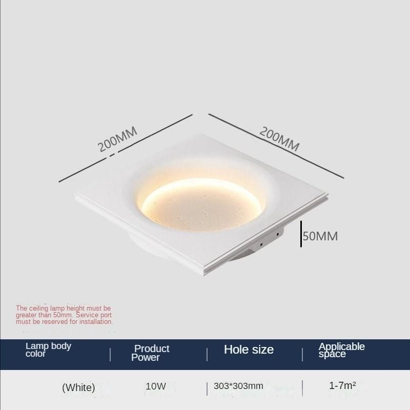 Moon Gypsum Lampa Embedded Creative Bedroom Living Room No Main Lamp Background Wall Decorative Lamp Art Wall Painting Wall Lamp