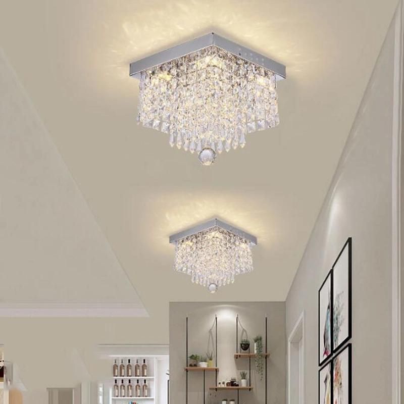 Crystal LED Ceiling Square Lamp for Corridor Ladder Entrance Chandelier (WH-CA-93)