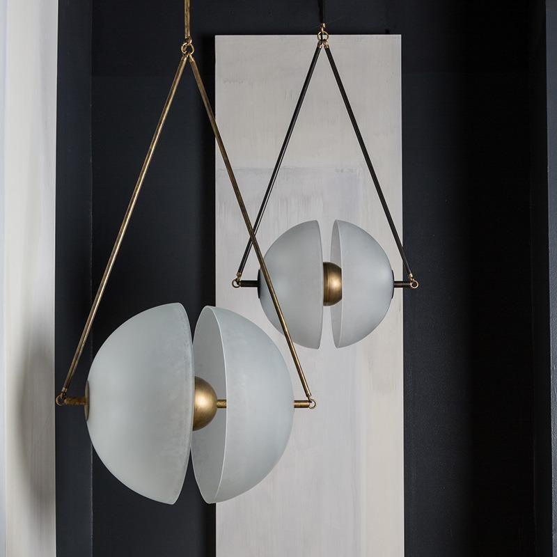 Nordic Ball Pendant Light LED Living Room Loft Minimalist Light Restaurant Bar Hotel Clothing Pendant Lamp (WH-AP-132)