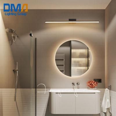 Wholesale Touch Control Indoor Aluminium Square LED Makeup Mirror Wall Lamp Lighting for Bathroom