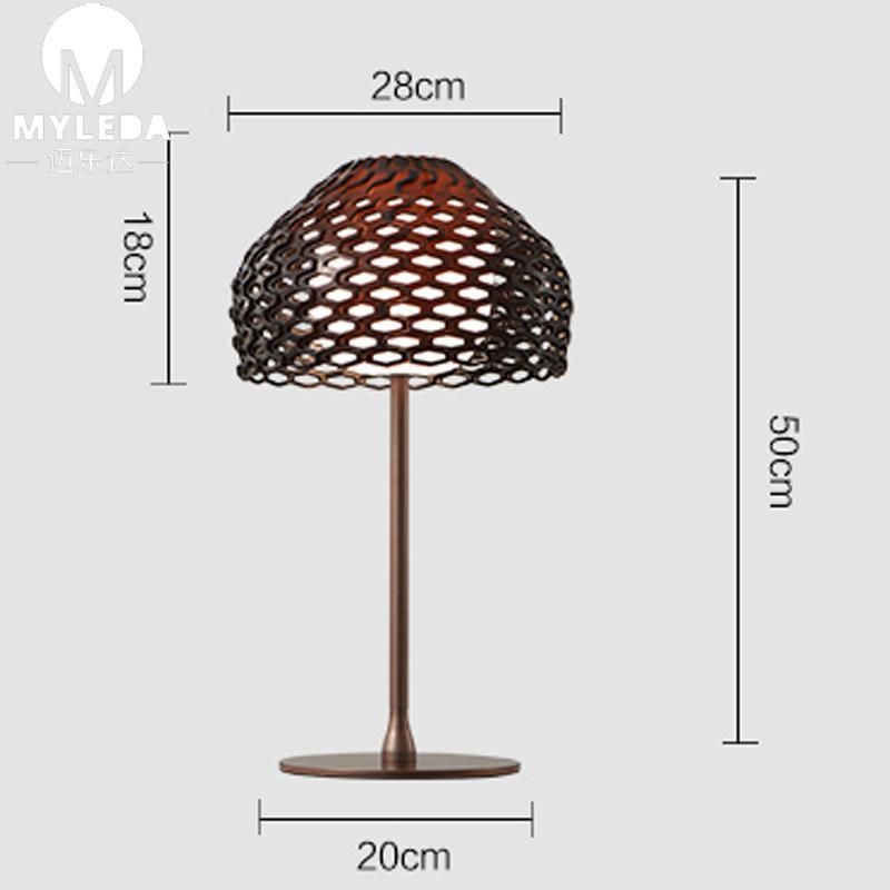 Nordic Acrylic Lampshade Living Room Pine Cone Table Lamp
