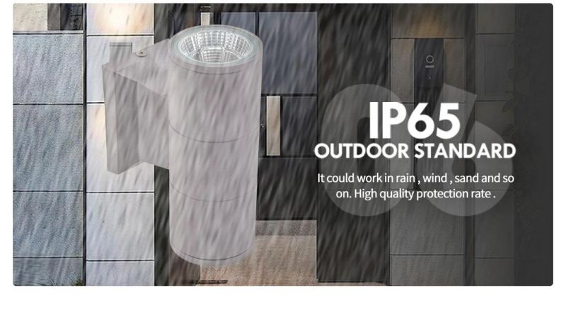 Outdoor Wall Light up-Down Aluminum Waterproof Wall Lamp