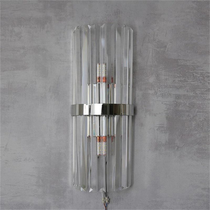 Modern Simple LED Crystal Wall Lamp Indoor Home Decor Wall Sconce Living Room Bedroom Bedside Bathroom Corridor Lamp Wall Lights