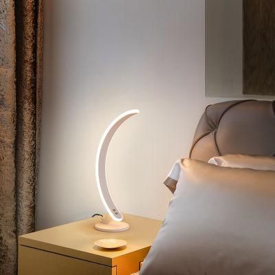 Bed Light Kids Princesse Modern Round Base LED Bedside Hall Home D Glass Ball Bottle Dimming Power Cord Lamps Painting Table Lamp Projector