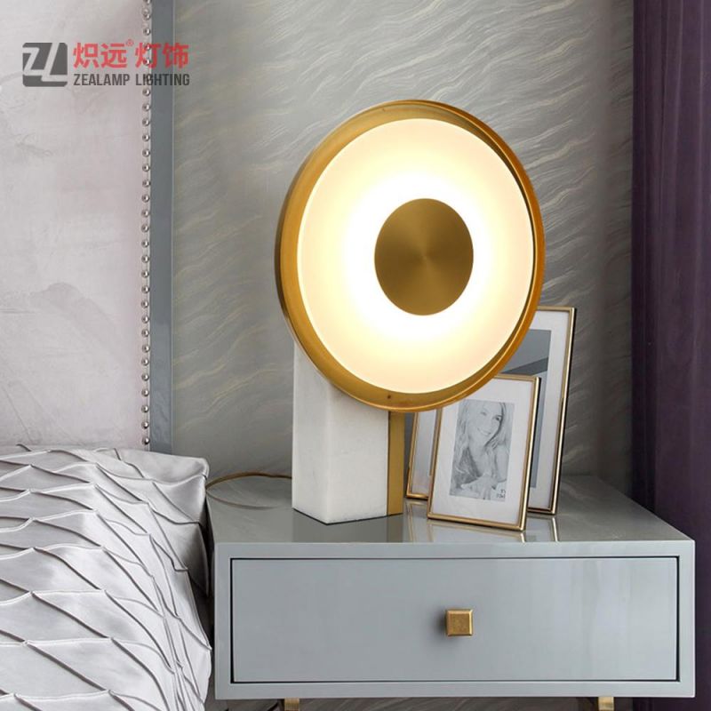 Post Modern Mable Table Lamp LED Decor Lighting for Reception