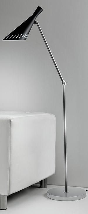 Adjustable Three Arms and Rotatable Acrylic Shade Floor Lamp