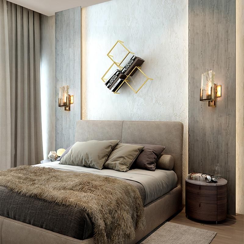 Living Room Wall Lamp Nordic Villa Bedside Bedroom Crystal Wall Lamp