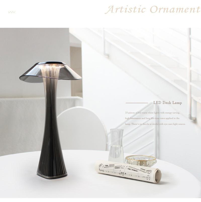 Dimmable USB Gift Table Lamp Touch Eye Protection LED Desk Lamp for Bedroom Bedside Coffee Bar Art Decor Lighting Creative Light