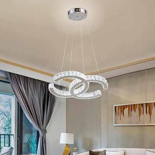 LED Chandelier Light Modern K5 Crystal Hanging Lighting for Sitting Room Decoration