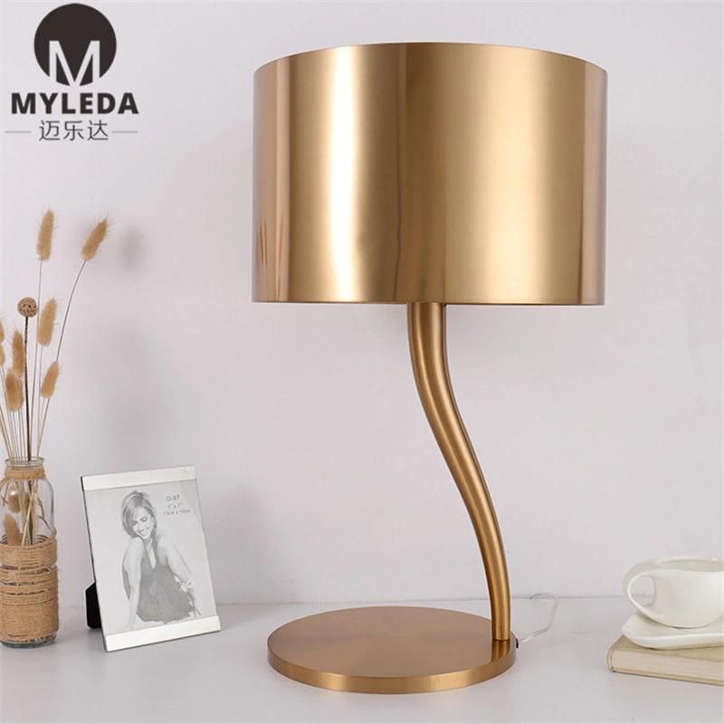 Modern Metal Fashion Lighting Decor Study Room LED Table Light