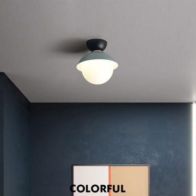 Macaron Corridor Light Balcony Light Iron Hallway Ceiling Lamp Dressingroom Light