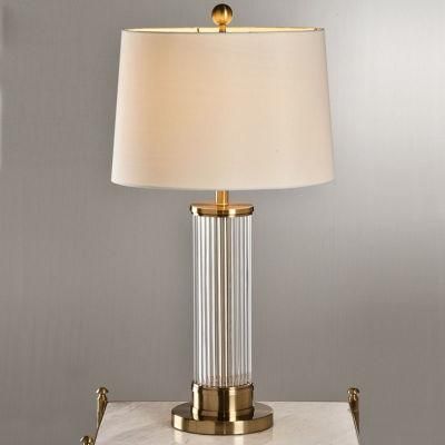 Modern Luxury LED Table Lamp Living Room Bedroom Study Table Lamp Crystal Table Lamp Copper Home Decoration Bedside Lamp