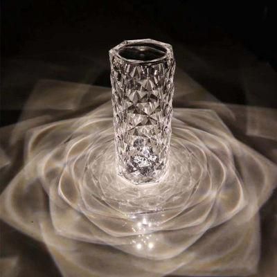 Lights Party Fairy Holiday Christmas Crystal Lamp Distinguished Luxury Home Decoration for Bedroom Table Lamp Night Light