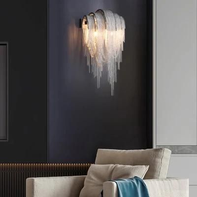 Tassel Wall Lamp Modern Light Luxury Bedroom Corridor Restaurant Cafe Light