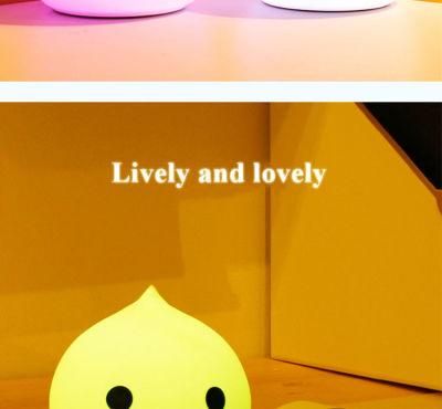 Silicone Kids Toy Baby Nursery Night Light Lamp