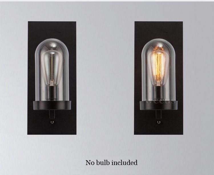 Farmhouse Lighting Retro Loft Glass Lamp Industry Vintage Wall Lights (WH-VR-28)