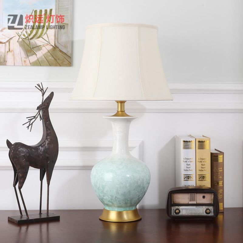 Home Lighting Ceramic Vase Table Lamp for Living Room (TL8014)