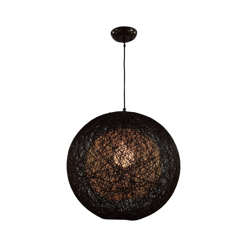 Modern Elegant Individuality Business Dining Room Hanging Ball Fashionable LED Warm Color Exhibition Hall Light