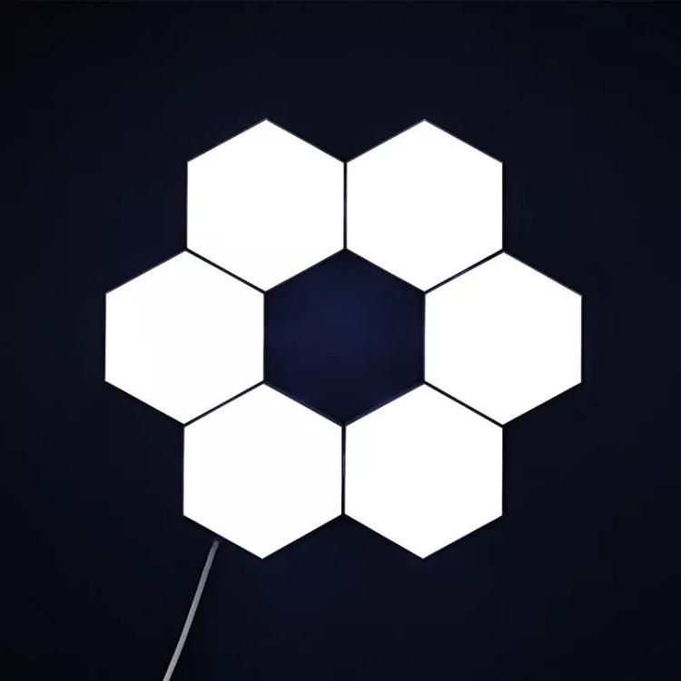 Creative Atmosphere Modular Assembly Smart Touch Sensitive Hexagonal Wall LED Night Lamp