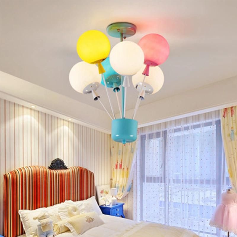 Balloon Fly House Color Nordic Simple Cartoon Children′s Room Chandelier (WH-MA-169)