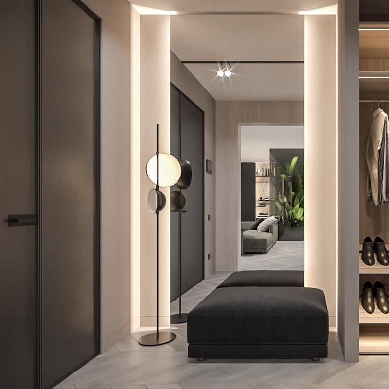 Light Luxury Floor Lamp Living Room Lighting Bedroom Vertical Table Lamp