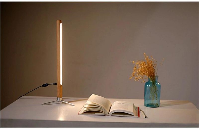 Modern Floor Lamp Creative Site Lamp Personality LED Stand Light Bedroom Living Room Decor Wooden Floor Lights