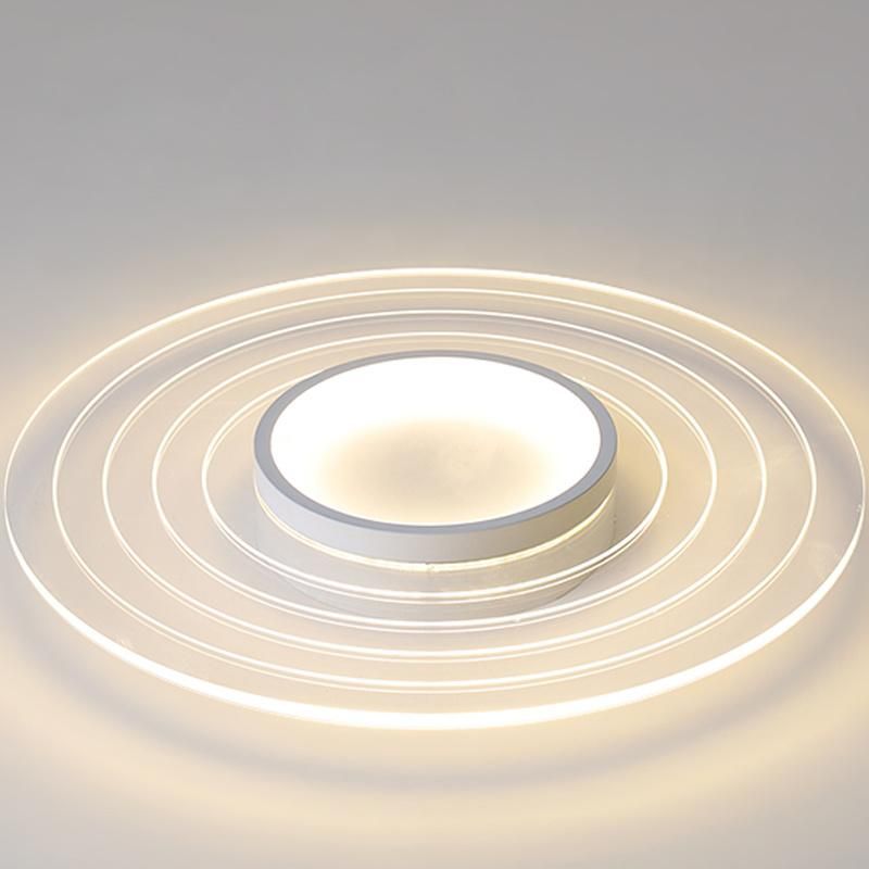 Round Acrylic Ceiling Light Romatic Bedroom Lamp Modern Livingroom Lamp LED