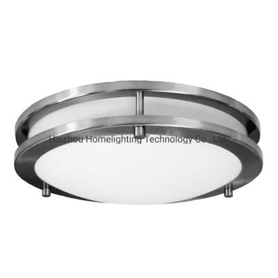 Jlc-H10 Home Nickel Ceiling Light with Opal Glass