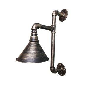 Brushed Bronze Waterpipe Wall Sconce Light