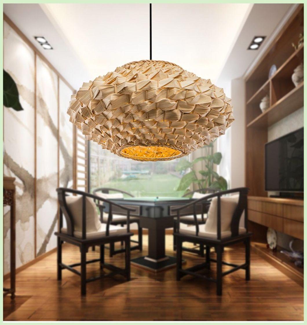 DIY Creative Bamboo Hanging Pendant Lamp