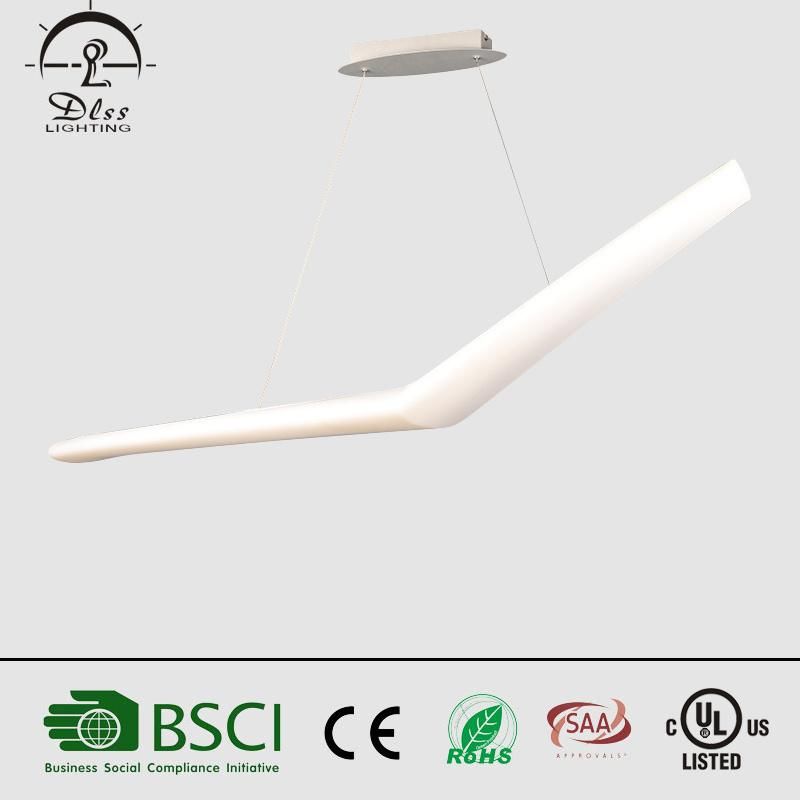 Contemporary Wing Decorative Suspension Acrylic Pendant Lights in Zhongshan