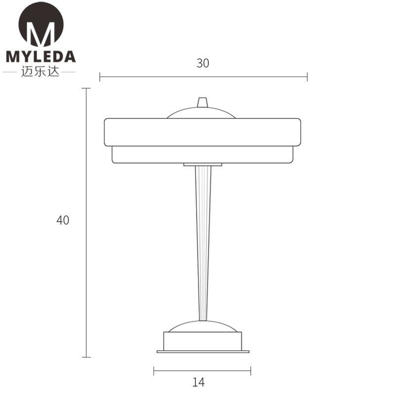 Modern Bedside Night Light Lamp White Glass Diffuser Lamp Desk Lamp