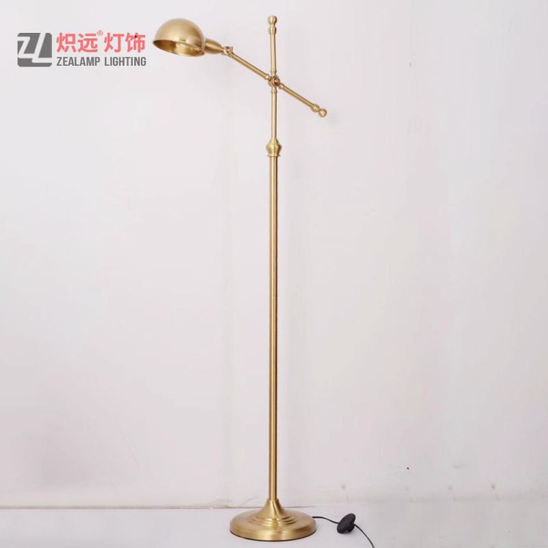 Hotel Project Standard Metal Rod Floor Lamp for Decoration