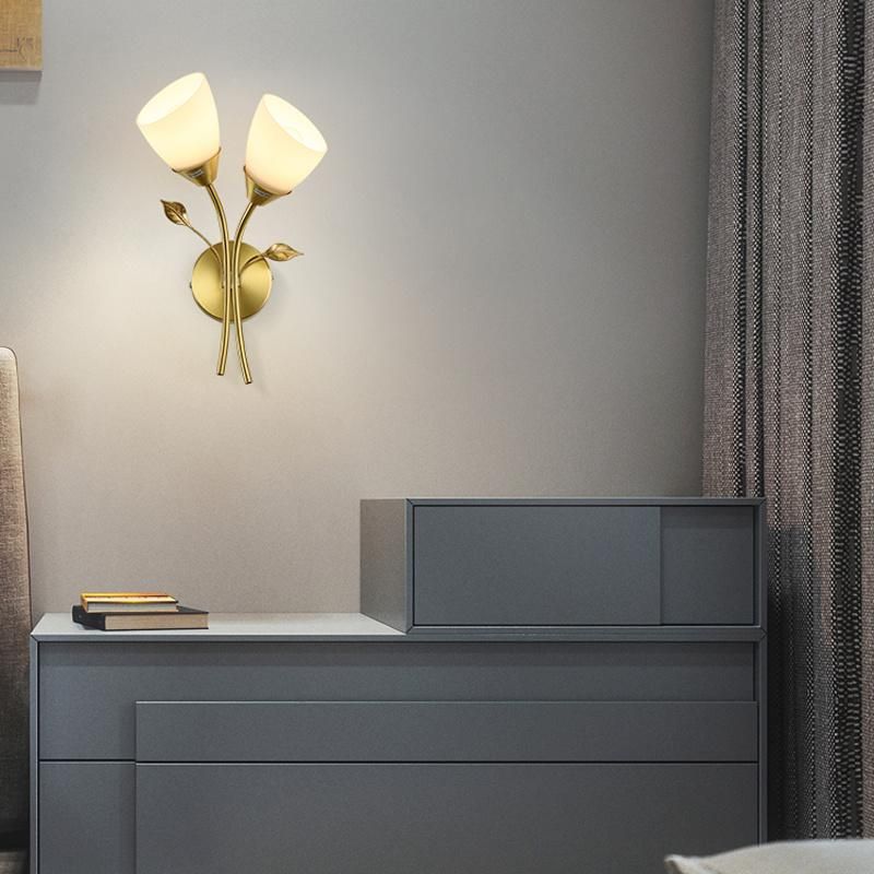 Bedroom Bedside Wall Lamp Contracted Postmodern Corridor Hallway Warm Wall Light
